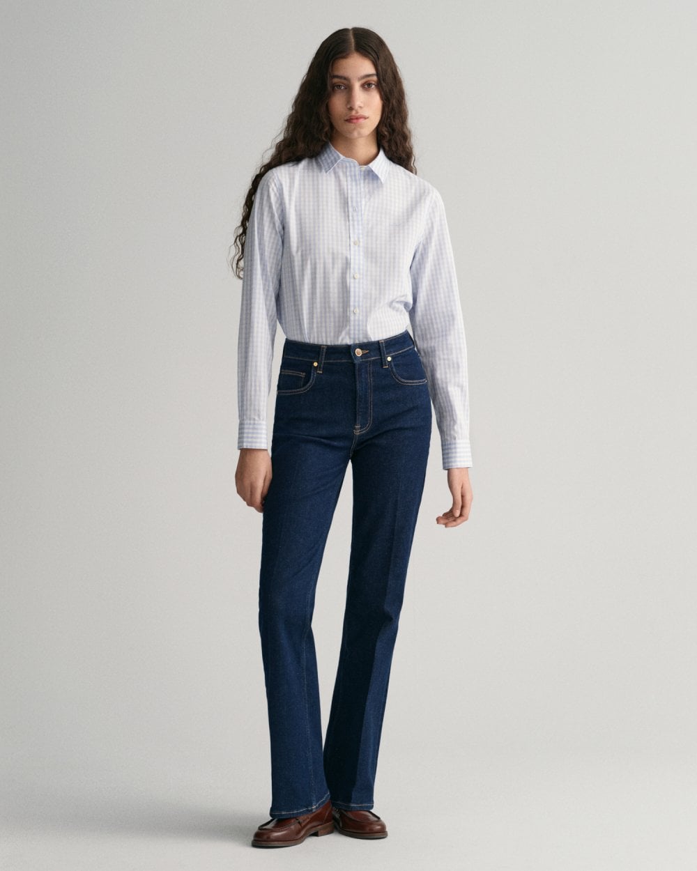 Gant Women Mid-Rise Slash Knee Cotton Jeans