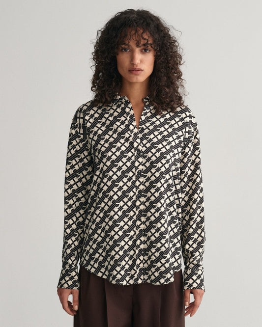 Relaxed Fit G Patterned Shirt