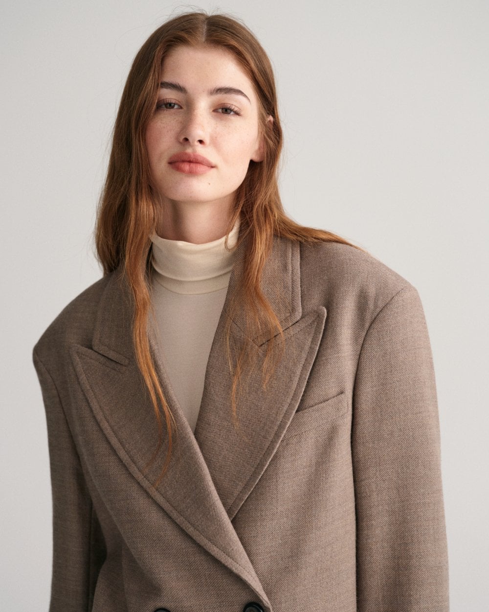 Cropped Wool Blazer Jacket