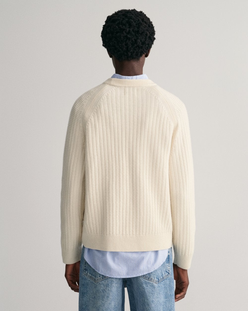 Textured Crew Neck Sweater