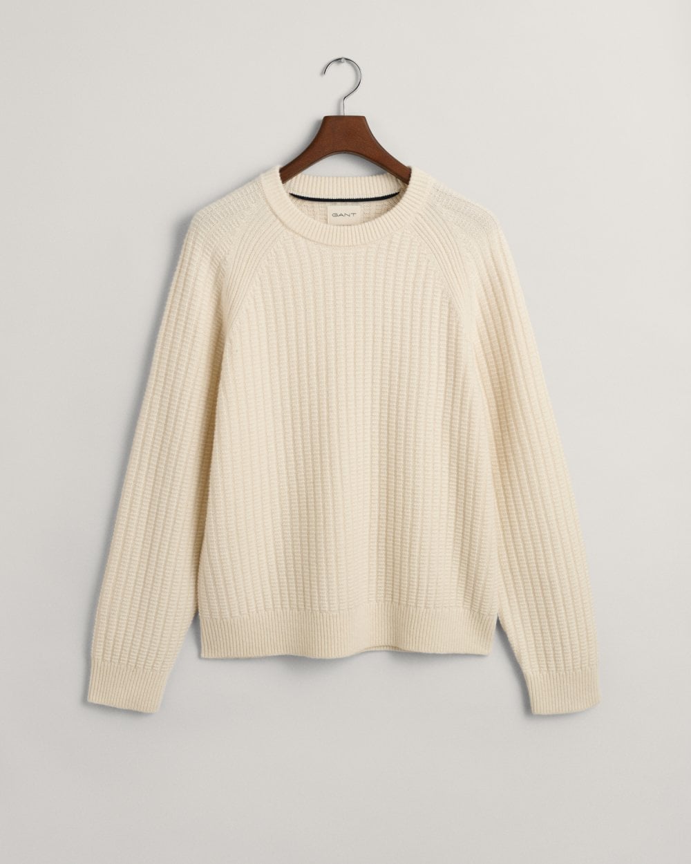 Textured Crew Neck Sweater