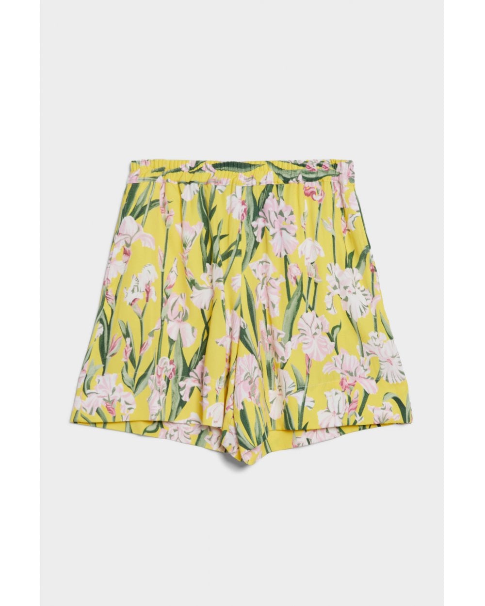 Iris Print Pull-On Shorts