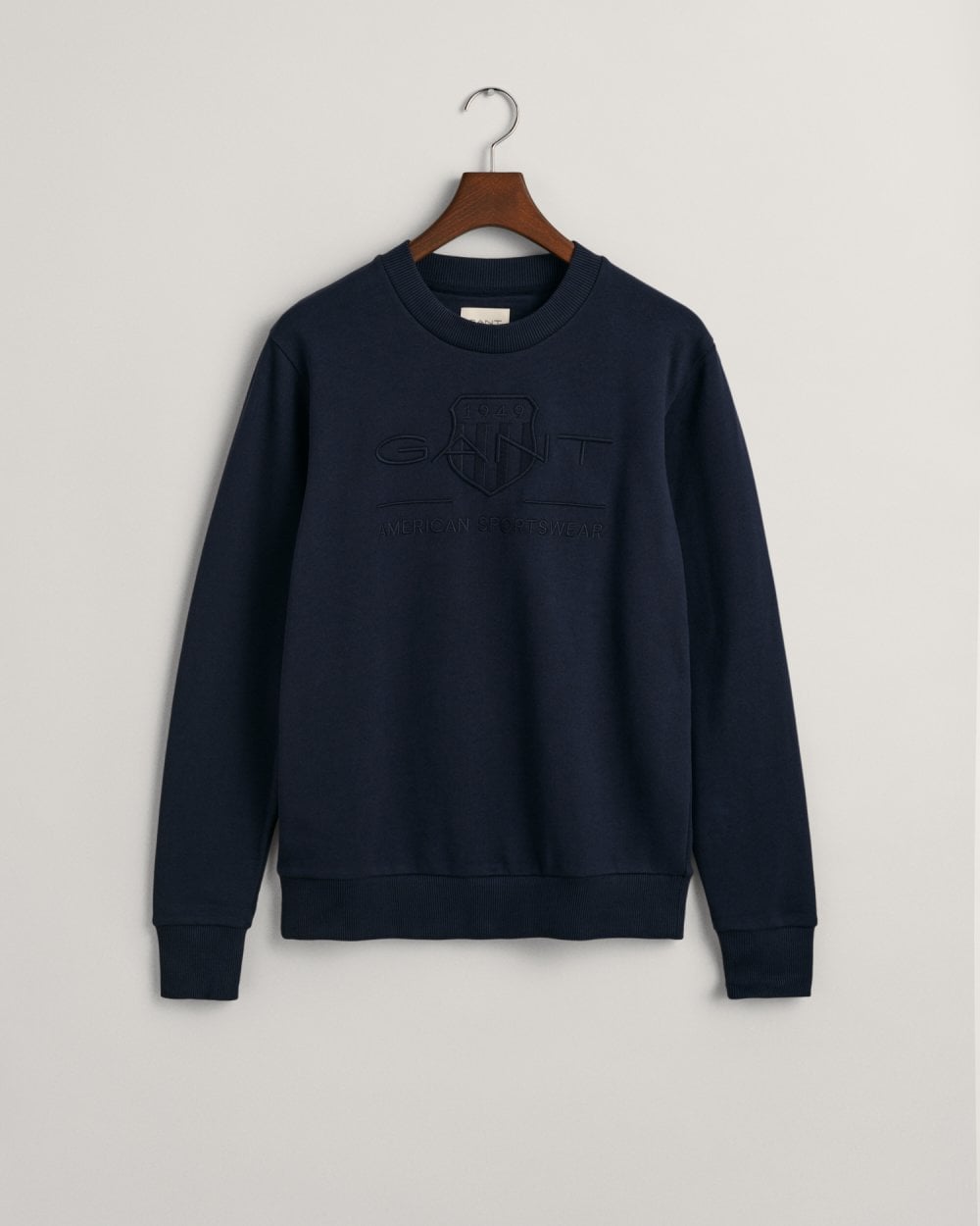 Tonal Shield Crew Neck Sweatshirt