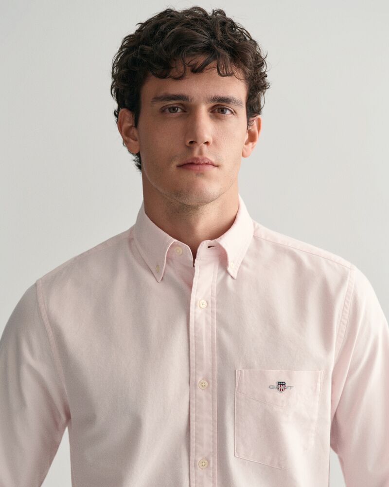 Regular Fit Oxford Shirt S / Light Pink