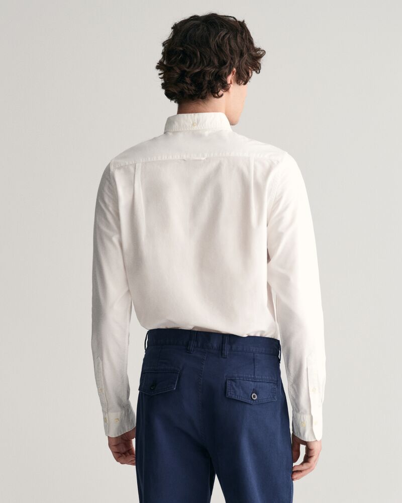 Slim Fit Oxford Shirt M / White