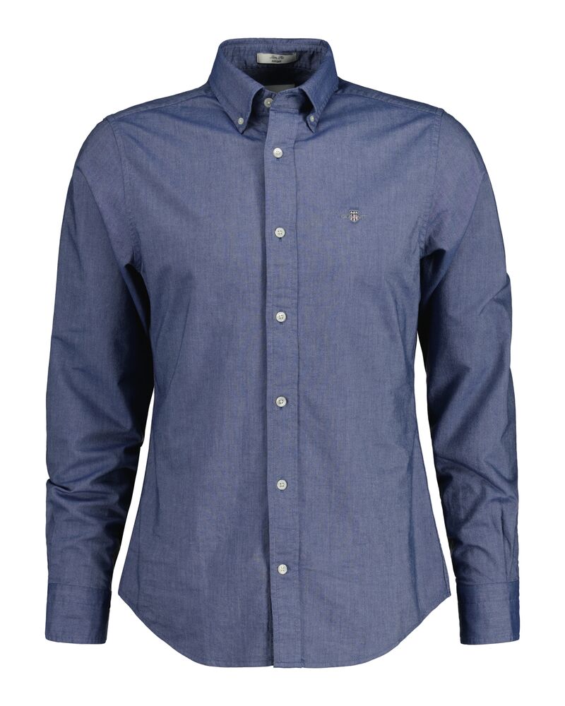 Slim Fit Oxford Shirt S / Persian Blue