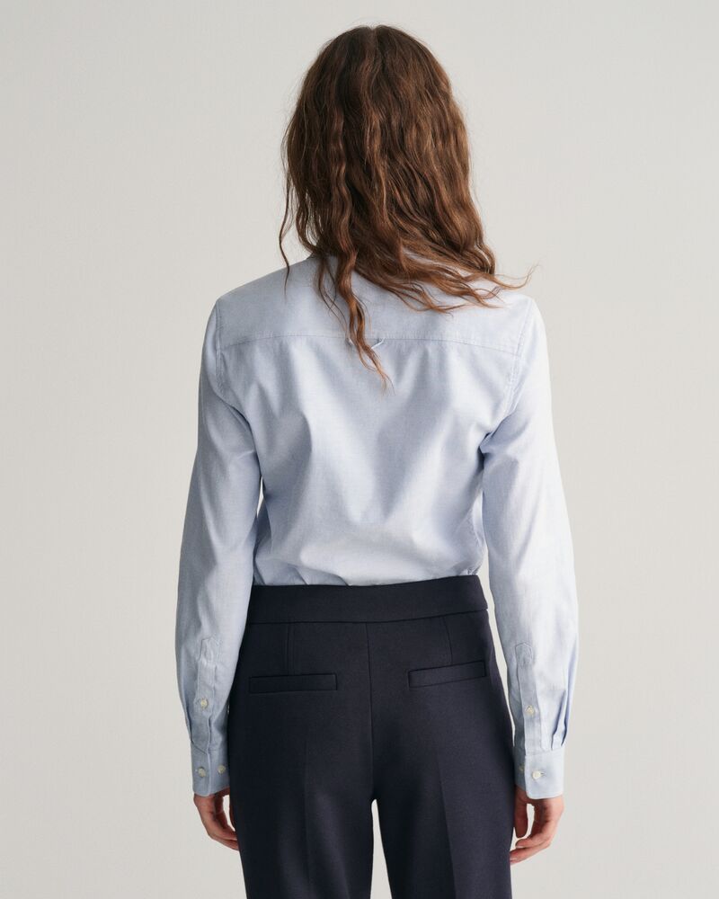 Slim Fit Stretch Oxford Shirt 32 / Light Blue