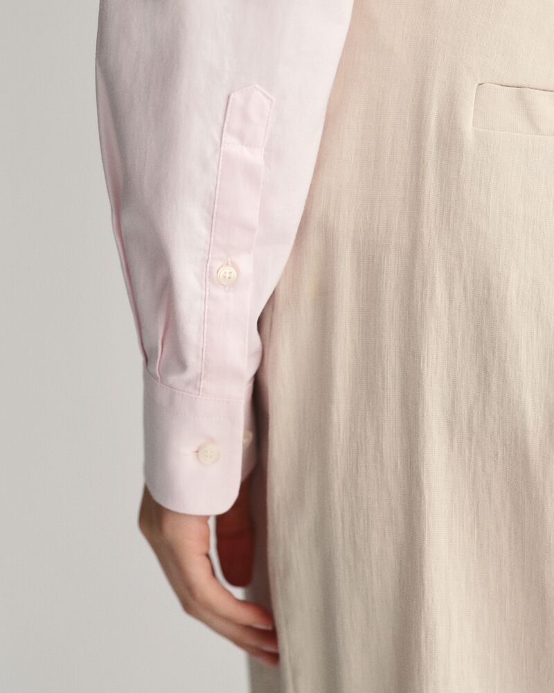 Slim Fit Stretch Oxford Shirt 32 / Light Pink