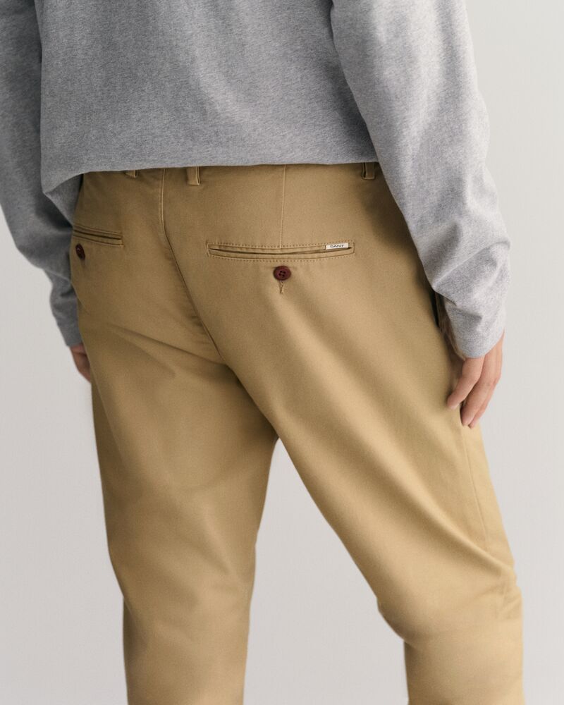 Slim Fit Chinos 32X32 / Dark Khaki